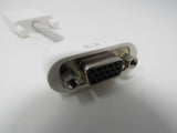 Apple Data Monitor Cable DVI to VGA Adapter 18 Prong Male End 5 Inches M8754G/A -- Used