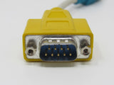 Standard Serial DB9 Male to S Video Data Cable Adapter 5 Inches -- Used