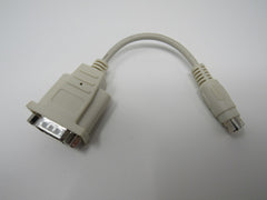 Standard Serial DB9 Male to S Video Data Cable Adapter 5 Inches -- Used