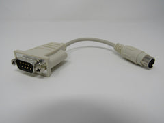 Standard Serial DB9 Male to S Video Data Cable Adapter 5 Inches -- Used