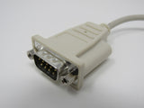 Standard Serial DB9 Male to S Video Data Cable Adapter 5 Inches -- Used