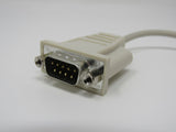 Standard Serial DB9 Male to S Video Data Cable Adapter 5 Inches -- Used