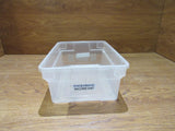 Rubbermaid Storage Tote 16in x 11in x 6in -- Used