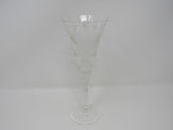 Waterford Fluted Stemmed Glass 9-1/4-in Clear Crystal -- Used