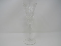 Waterford Fluted Stemmed Glass 9-1/4-in Clear Crystal -- Used