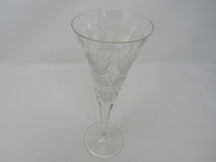 Waterford Fluted Stemmed Glass 9-1/4-in Clear Crystal -- Used