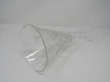 Waterford Fluted Stemmed Glass 9-1/4-in Clear Crystal -- Used