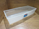 Rubbermaid Storage Box Wrap N Craft 34in x 19.5in x 12.5in 214100-2 -- Used