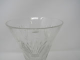 Waterford 9-1/2-in Fluted Glass Stemmed Clear Crystal -- Used