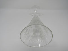 Waterford 9-1/2-in Fluted Glass Stemmed Clear Crystal -- Used