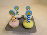 Melissa & Doug Bake & Decorate Cupcake Set Wooden 4019 -- Used