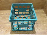 Standard Crate 15in x 13.75in x 10.5in Green -- Used