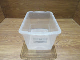 Rubbermaid Storage Tote 16in x 12in x 10in -- Used