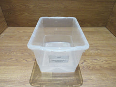 Rubbermaid Storage Tote 16in x 12in x 10in -- Used