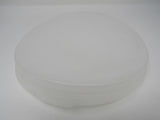 Standard 10 inch Plastic Lid White -- Used