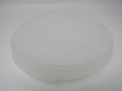 Standard 10 inch Plastic Lid White -- Used