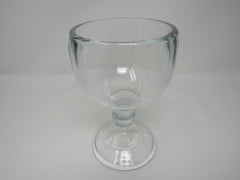 Designer Goblet 7-1/2-in Clear Glass -- Used