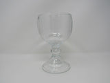 Designer Goblet 7-1/2-in Clear Glass -- Used