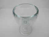 Designer Goblet 7-1/2-in Clear Glass -- Used