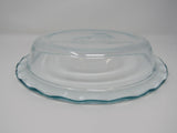 Pyrex Pie Plate 9-1/2-in C209 26 14 Glass -- Used