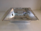 Commercial Light Fixture Interior Reflector 20.5in x 20.5in x 9in Silver -- Used