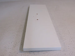 Designer Cabinet Drawer Face Flat 19in x 6.75in x 0.75in White Veneer -- Used