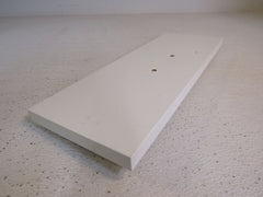 Designer Cabinet Drawer Face Flat 16.25in x 5.75in x 0.75in White Veneer -- Used