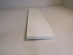 Designer Cabinet Drawer Face Flat 23.5in x 5.75in x 0.75in White Veneer -- Used