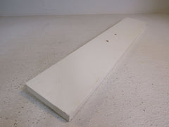 Designer Cabinet Drawer Face Flat 25.5in x 4.375in x 0.75in White Veneer -- Used