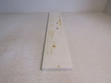 Designer Cabinet Drawer Face Flat 25.5in x 4.375in x 0.75in White Veneer -- Used