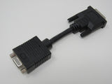 Standard DVI to VGA Computer Data Connector Cable 4 Inches Male Female -- Used