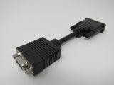 Standard DVI to VGA Computer Data Connector Cable 4 Inches Male Female -- Used