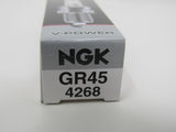 NGK V-Power Spark Plug 4268 GR45 -- New