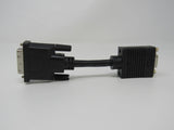 Standard DVI to VGA Computer Data Connector Cable 4 Inches Male Female -- Used