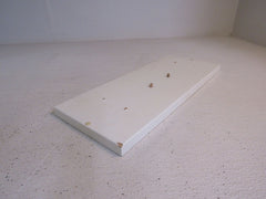 Designer Cabinet Drawer Face Flat 17.375in x 6.875in x 0.75in White Veneer -- Used