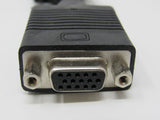 Standard DVI to VGA Computer Data Connector Cable 4 Inches Male Female -- Used