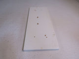 Designer Cabinet Drawer Face Flat 17.375in x 6.875in x 0.75in White Veneer -- Used