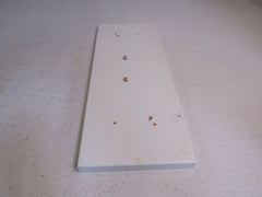 Designer Cabinet Drawer Face Flat 17.375in x 6.875in x 0.75in White Veneer -- Used