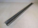 Standard U Channel Track 39.375in x 2.125in x 1.625in Gray Metal -- Used