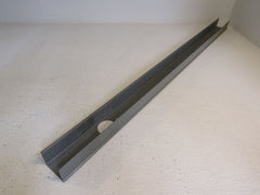 Standard U Channel Track 38in x 2.125in x 1.625in Gray Metal -- Used