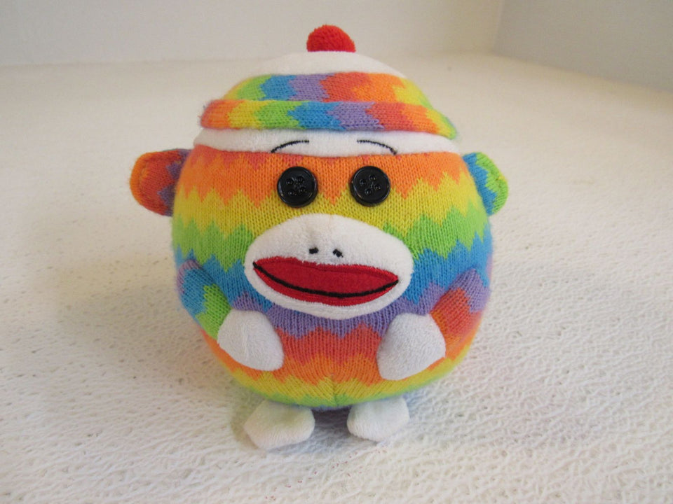 Ty rainbow store sock monkey