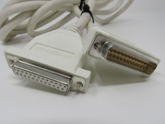 Standard 25 Pin DB25 Serial Port Data Cable RS232 7.5 ft 130-01061-000 -- Used