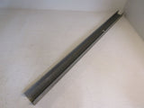 Standard U Channel Track 40.25in x 2.125in x 1.625in Gray Metal -- Used