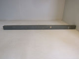 Standard U Channel Track 40.25in x 2.125in x 1.625in Gray Metal -- Used