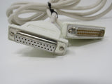 Standard 25 Pin DB25 Serial Port Data Cable RS232 7.5 ft 130-01061-000 -- Used