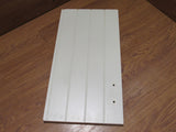 Designer Cabinet Door Country Style 24.75in x 12.625in x 0.75in White Wood -- Used