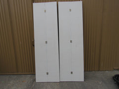 Set of Bifold Closet Doors 80-in x 24-in White Masonite