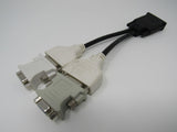 Molex DMS-59 to Dual VGA Y Splitter Computer Video Cable 5 Inches DB15 VGA -- Used