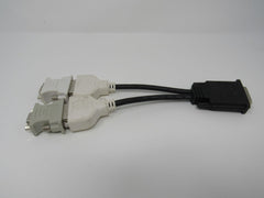 Molex DMS-59 to Dual VGA Y Splitter Computer Video Cable 5 Inches DB15 VGA -- Used