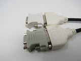 Molex DMS-59 to Dual VGA Y Splitter Computer Video Cable 5 Inches DB15 VGA -- Used